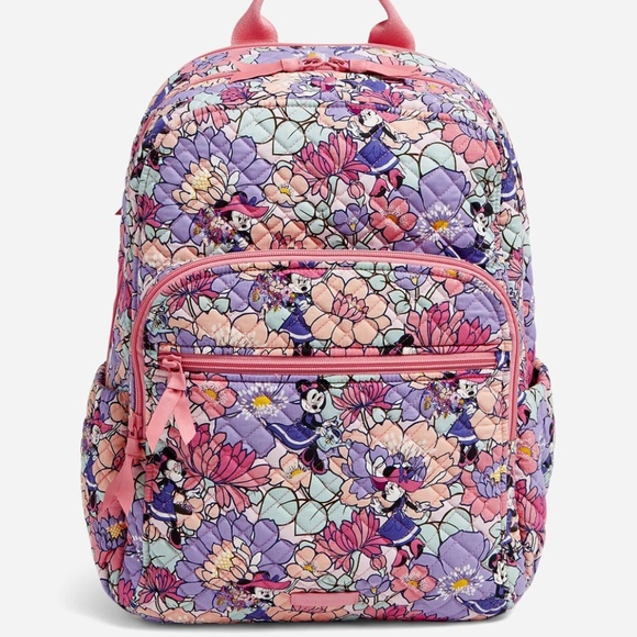 Vera Bradley Handbags - ⭐️ Vera Bradley Disney Minnie's Garden Party Campus Backpack